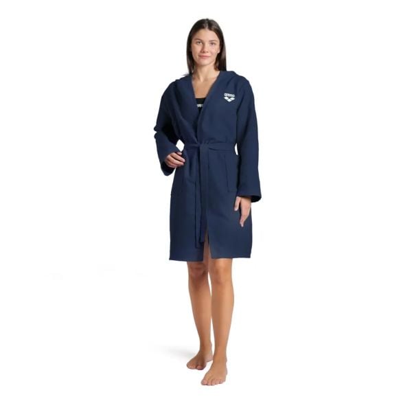 ARENA UNISEX YETİŞKİN BORNOZ LACİVERT COMPACT MICROFIBER ROBE 009034710