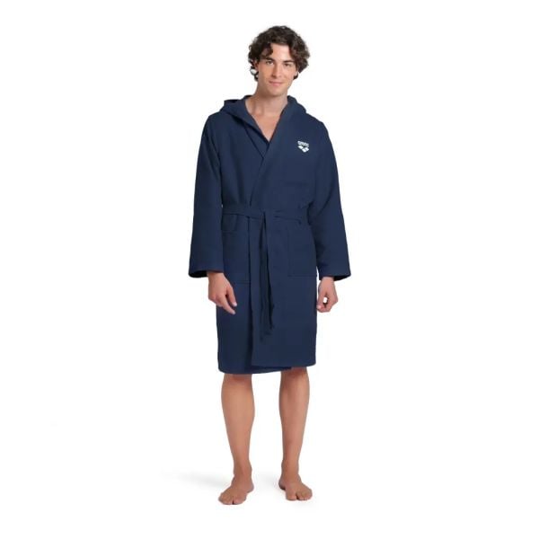 ARENA UNISEX YETİŞKİN BORNOZ LACİVERT COMPACT MICROFIBER ROBE 009034710
