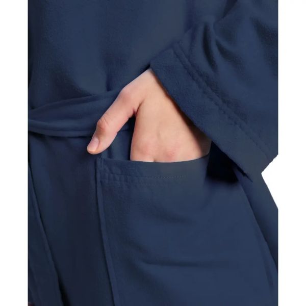 ARENA UNISEX YETİŞKİN BORNOZ LACİVERT COMPACT MICROFIBER ROBE 009034710