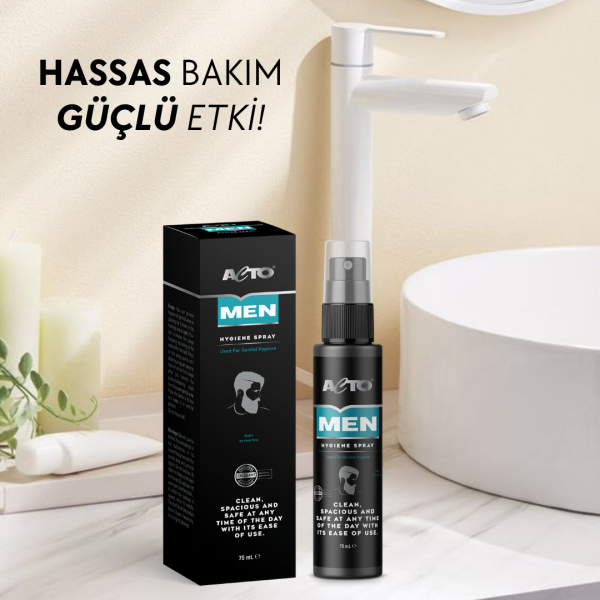 ACTO® MEN HYGIENE SPRAY 75 ml [Dış Genital Bölge Temizleme Spreyi]