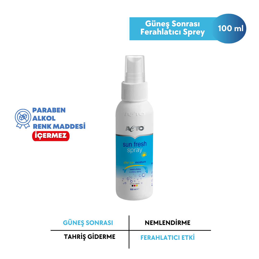 ACTO® SUN FRESH 100 ml (Güneş Sonrası Ferahlatıcı Sprey)