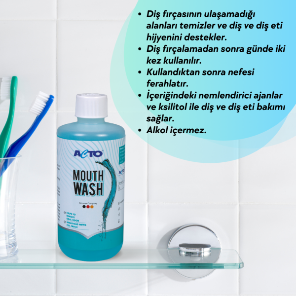 ACTO® MOUTHWASH 500 ml [Ağız ve Diş Bakımı]