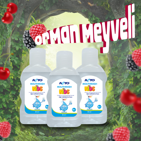 ACTO® MOUTHWASH FOR KIDS 50 ml (Çocuklar için Ağız ve Diş Bakımı)