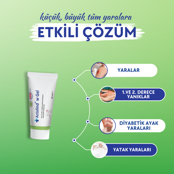 ACTOLIND® w GEL 10 ml [Yara İyileştirme Jeli]