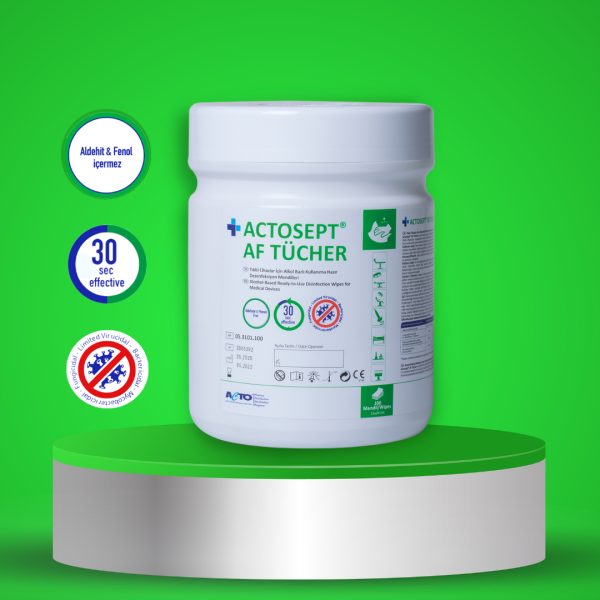 ACTOSEPT® AF TÜCHER 100 pcs Dezenfeksiyon Mendili