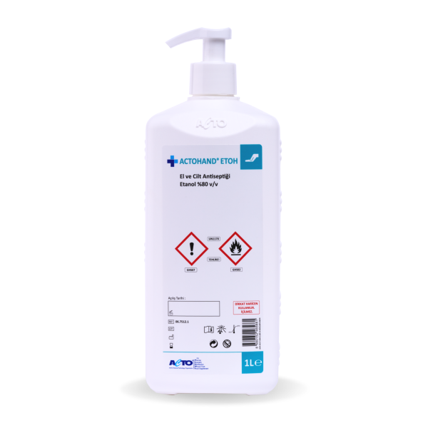 ACTOHAND® ETOH 1 L (El ve Cilt Antiseptiği - Etanol 80 % (v/v)