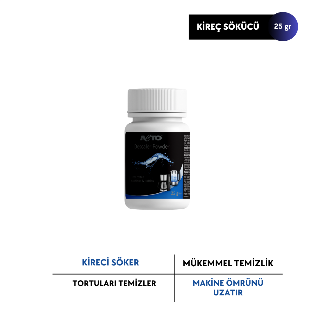 ACTO® DESCALER POWDER 50 g Kireç Çözücü