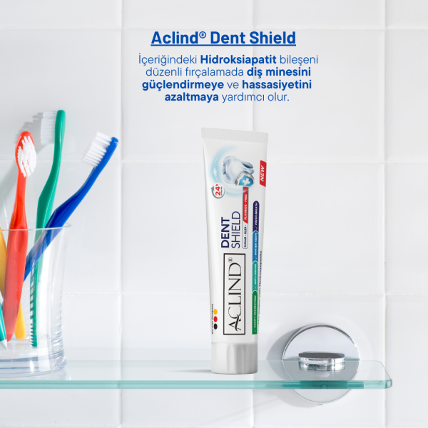 Aclind Dent Shield 100 ml GÜÇLÜ DİŞLER ANTI-TARTAR DAHA BEYAZ DİŞLER TAZE NEFES