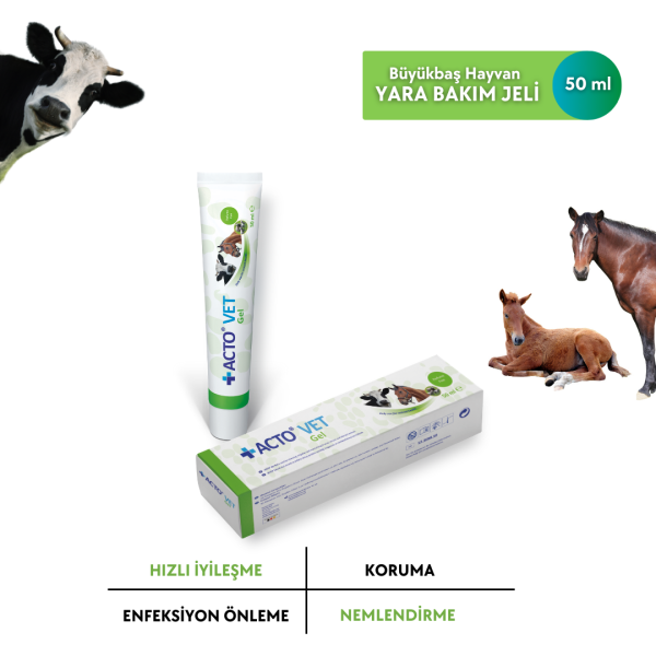 ACTO® VET GEL 50 ml Büyükbaş Hayvanlar için Yara Bakım Jeli