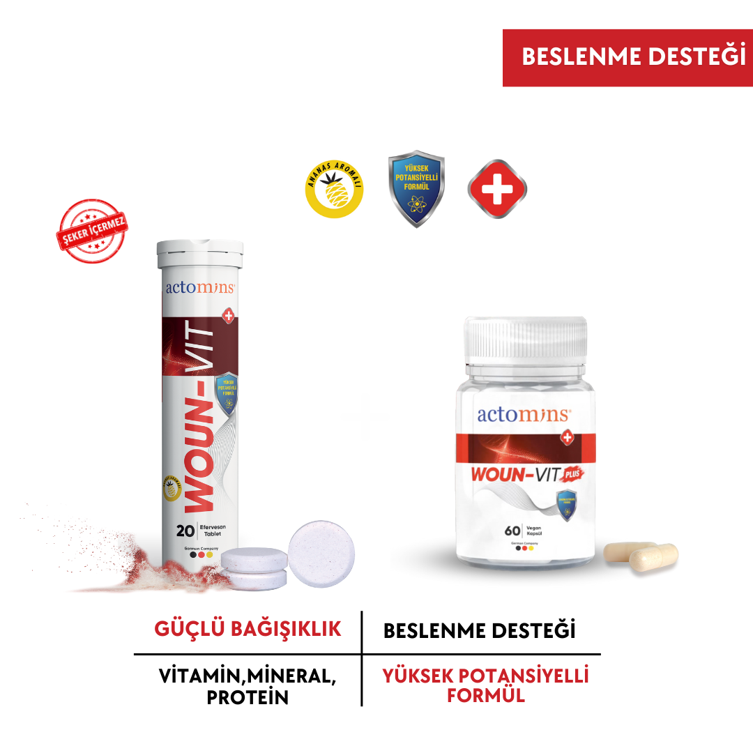 Actomins Woun-Vit + Woun-Vit Plus