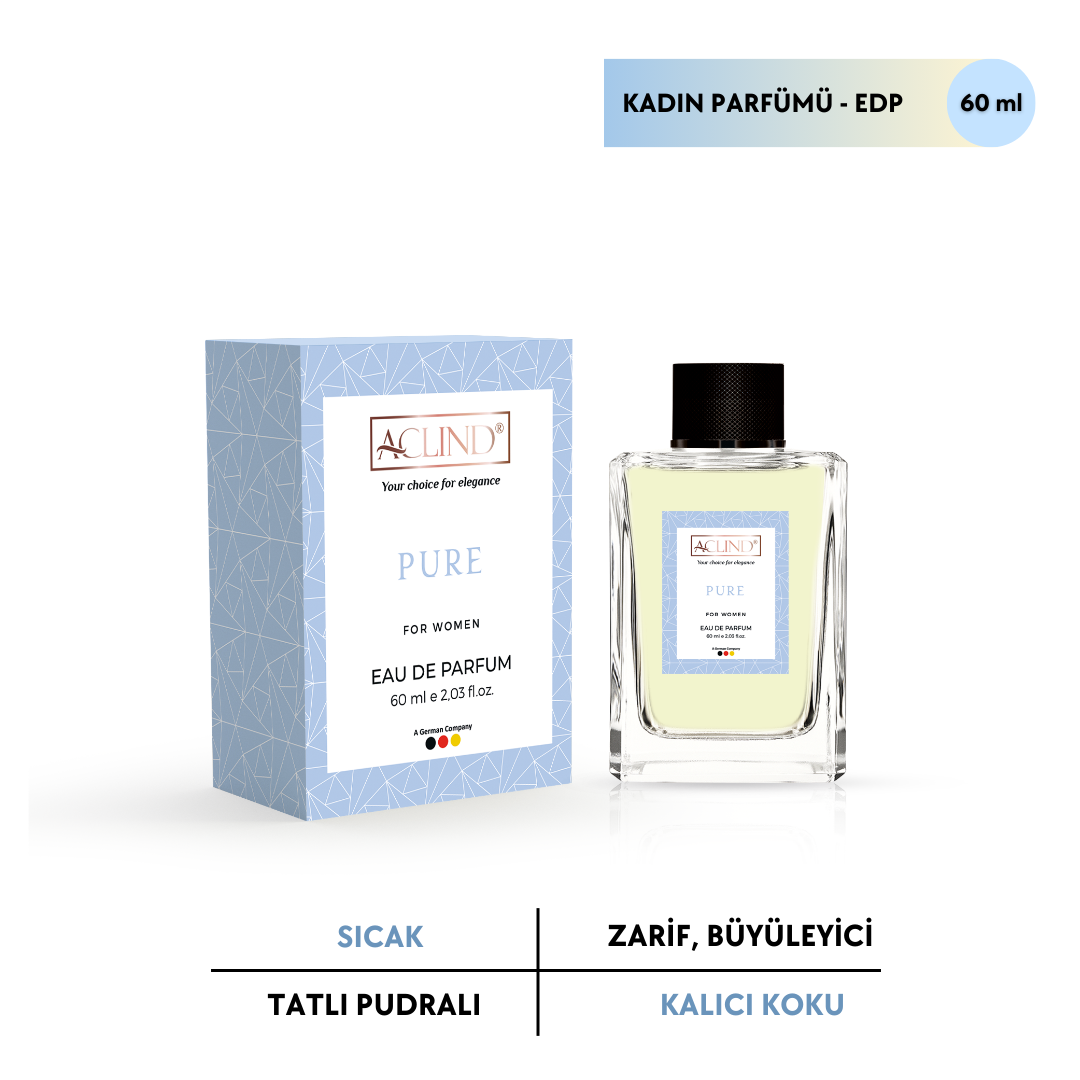 ACLIND® PURE For Women | EAU DE PARFUM | Kadın Parfümü