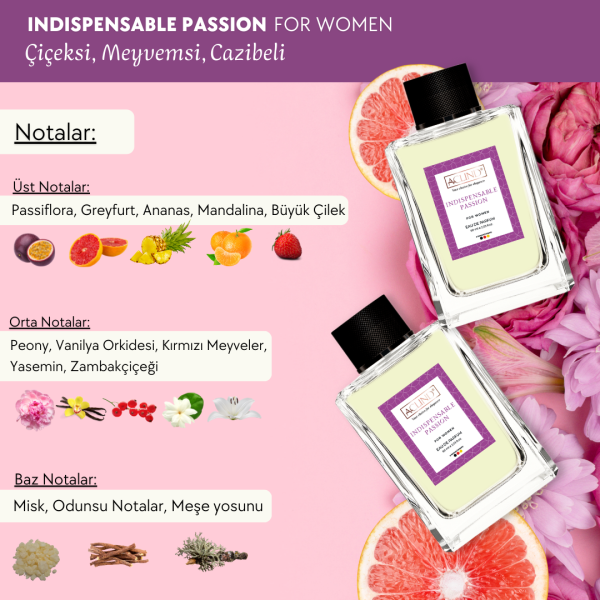 ACLIND® INDISPENSABLE PASSION For Women | EAU DE PARFUM | Kadın Parfümü