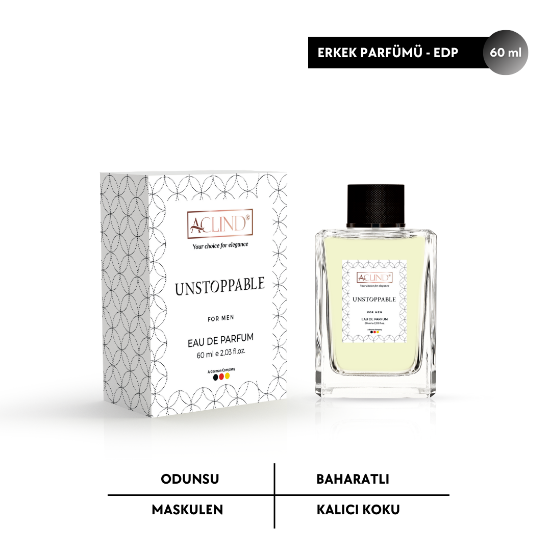 ACLIND® UNSTOPPABLE For Men | EAU DE PARFUM | Erkek Parfümü