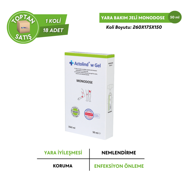 Actolind ® w GEL Monodose 10 x 5 ml | Yara İyileştirme Jeli - Toptan Satış