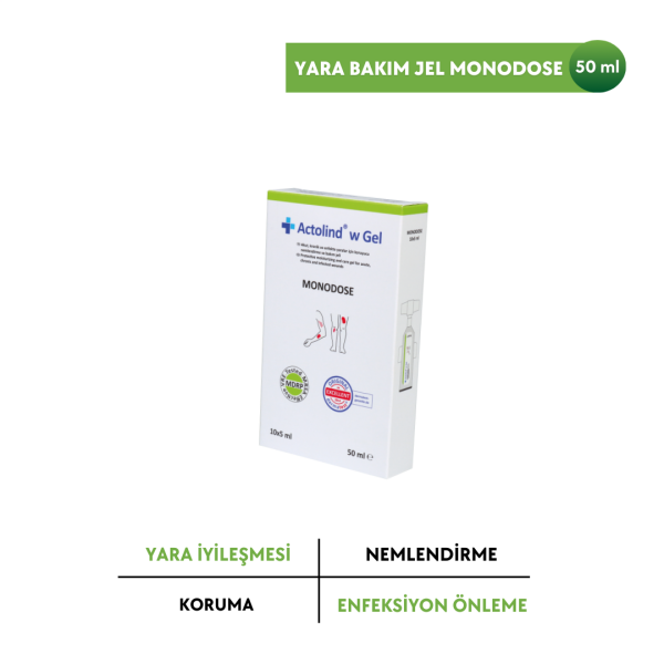 Actolind ® w GEL Monodose 10 x 5 ml | Yara İyileştirme Jeli