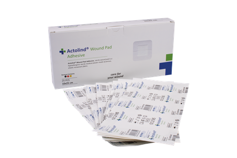 ACTOLIND® Wound Pad-Adhesive | Hipoalerjenik Steril Tıbbi Flaster - 10x25 cm