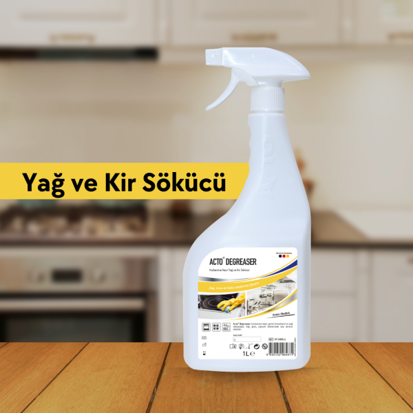 ACTO® DEGREASER 1 L Kullanıma Hazır Yağ ve Kir Sökücü