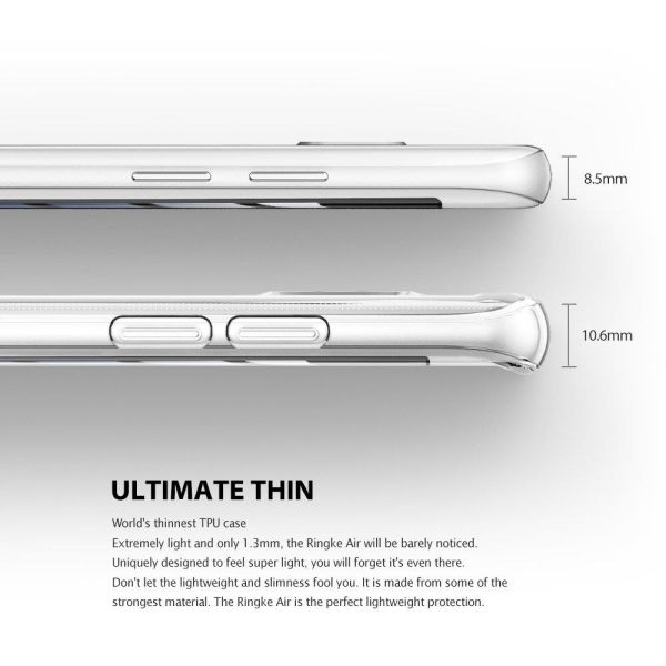 Ringke Air Galaxy Note 7 FE ile Uyumlu Kılıf Smoke Black