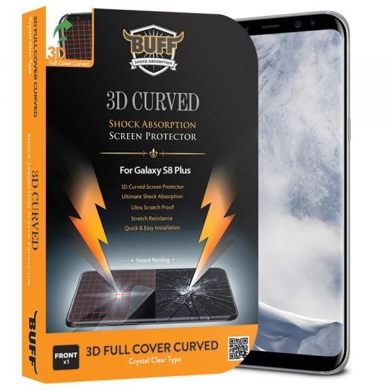 Buff Galaxy S8 Plus ile Uyumlu Darbe Emici Ekran Koruyucu Film