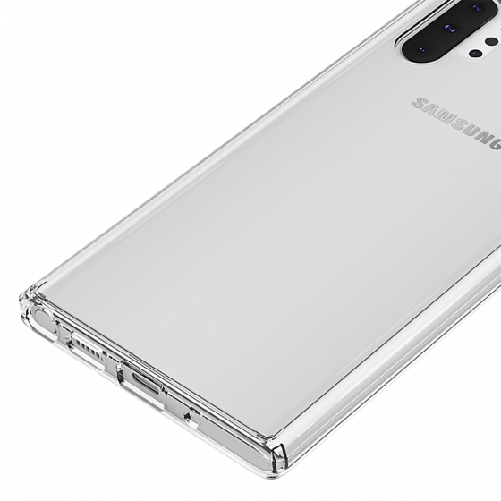 Buff Galaxy Note 10 Plus ile Uyumlu Air Hybrid Kılıf Crystal Clear