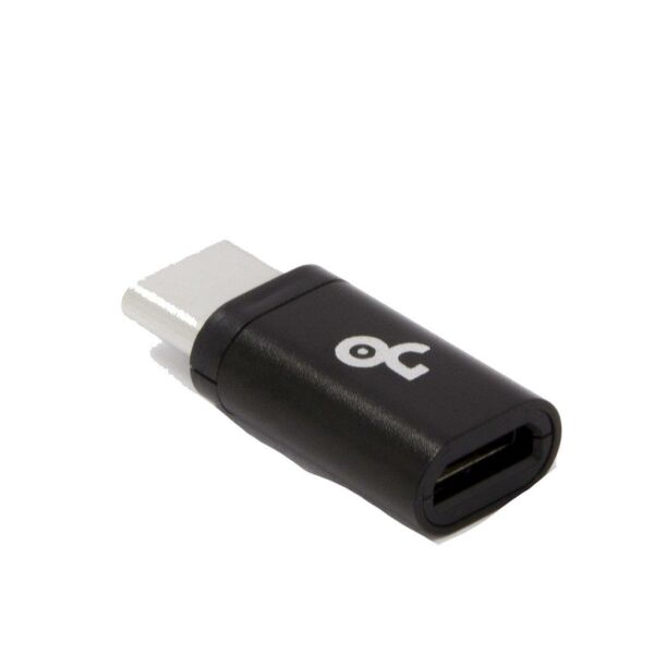 Jopus JO-TY02 Universal Çevirici Adaptör Micro'dan Type C'ye Sarj Çevirici Aparat Siyah