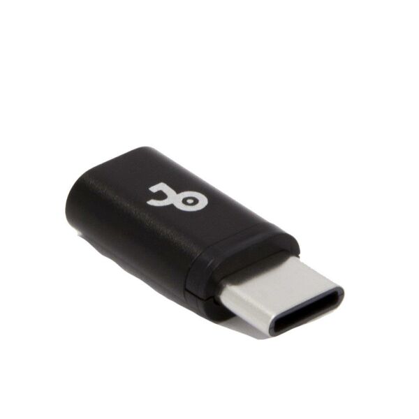 Jopus JO-TY02 Universal Çevirici Adaptör Micro'dan Type C'ye Sarj Çevirici Aparat Siyah