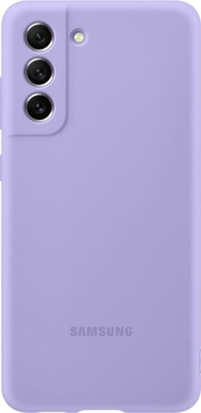 Galaxy S21 FE ile Uyumlu Silikon Kılıf Mor EF-PG990TVEGWW