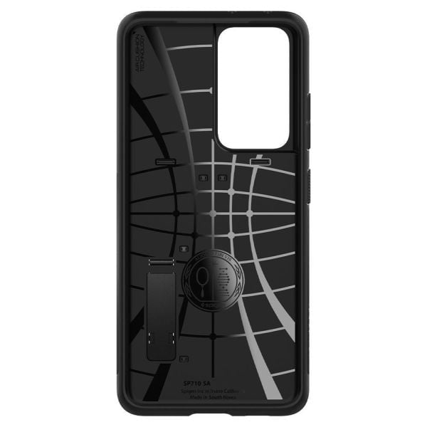 Spigen Galaxy S21 Ultra ile Uyumlu Kılıf Slim Armor Black
