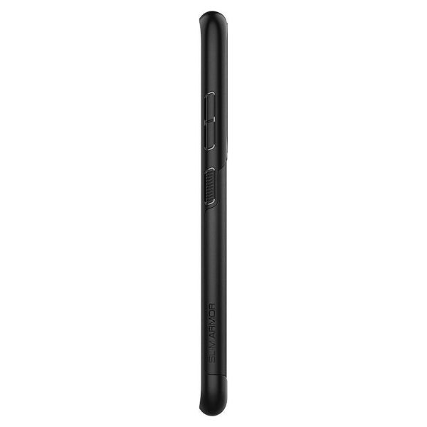 Spigen Galaxy S21 Ultra ile Uyumlu Kılıf Slim Armor Black