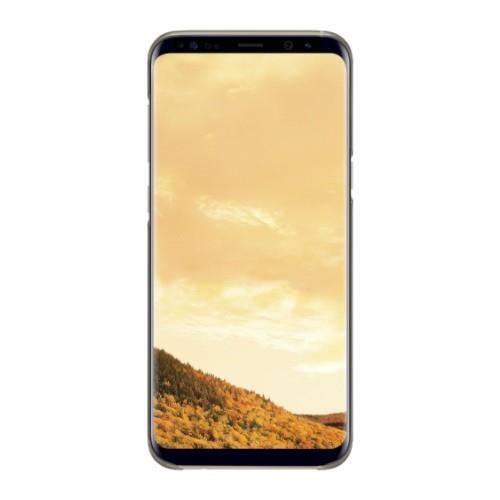 Galaxy S8+ ile Uyumlu Şeffaf Koruyucu Kılıf Altın EF-QG955CFEGWW