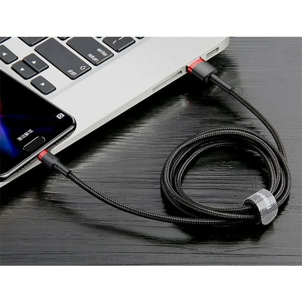 Baseus Cafule Usb Type C 3metre 2.0A Hızlı Şarj Halat Usb Kablo