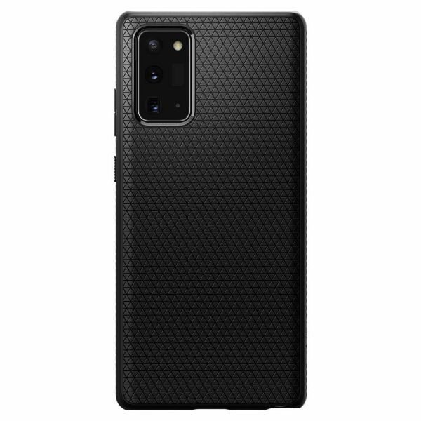 Spigen Galaxy Note 20 ile Uyumlu Kılıf Liquid Air Black