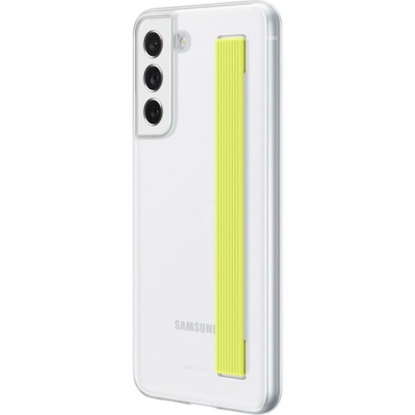 Galaxy S21 FE 5G ile Uyumlu İnce Kayışlı Kılıf Beyaz-EF-XG990CWEGWW