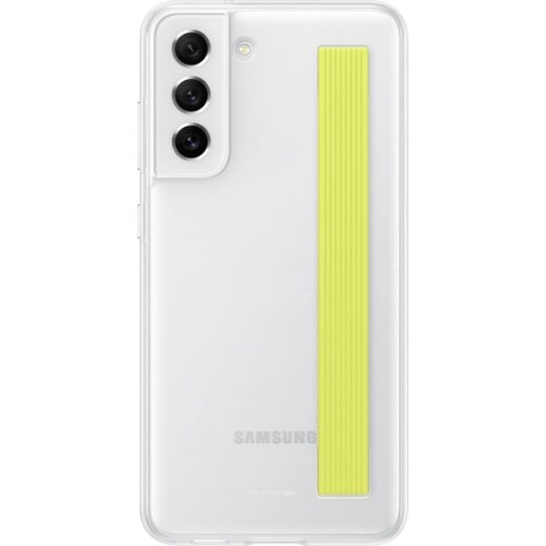 Galaxy S21 FE 5G ile Uyumlu İnce Kayışlı Kılıf Beyaz-EF-XG990CWEGWW