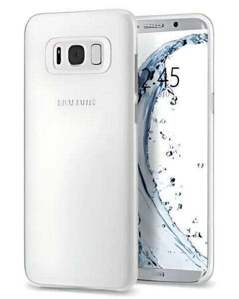 Spigen Galaxy S8 Plus ile Uyumlu Kılıf Air Skin Soft Clear