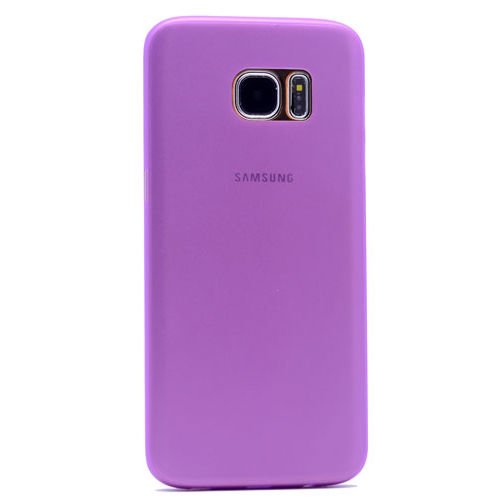 Galaxy S7 Edge ile Uyumlu Slim Cover Mor