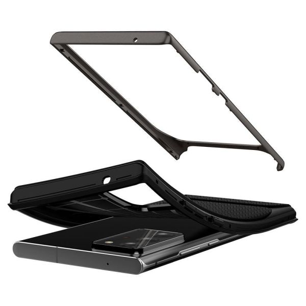 Spigen Galaxy Note 20 Ultra ile Uyumlu Kılıf Neo Hybrid Gunmetal