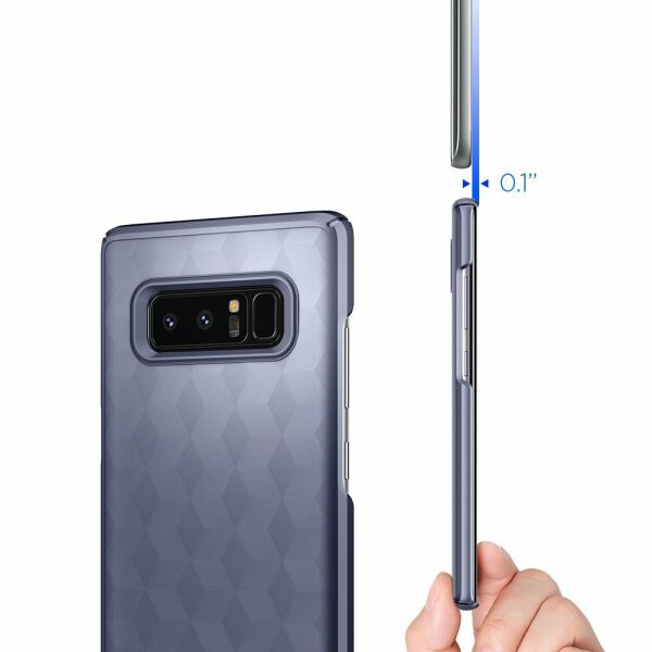 Spigen Galaxy Note 8 ile Uyumlu Kılıf Thin Fit Orchid Gray