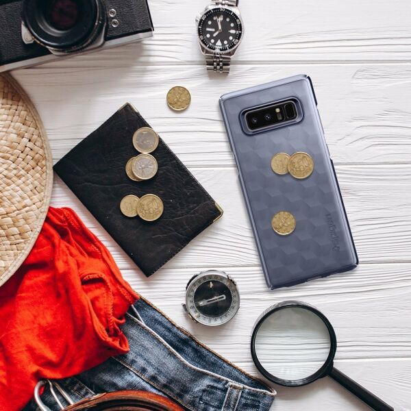 Spigen Galaxy Note 8 ile Uyumlu Kılıf Thin Fit Orchid Gray