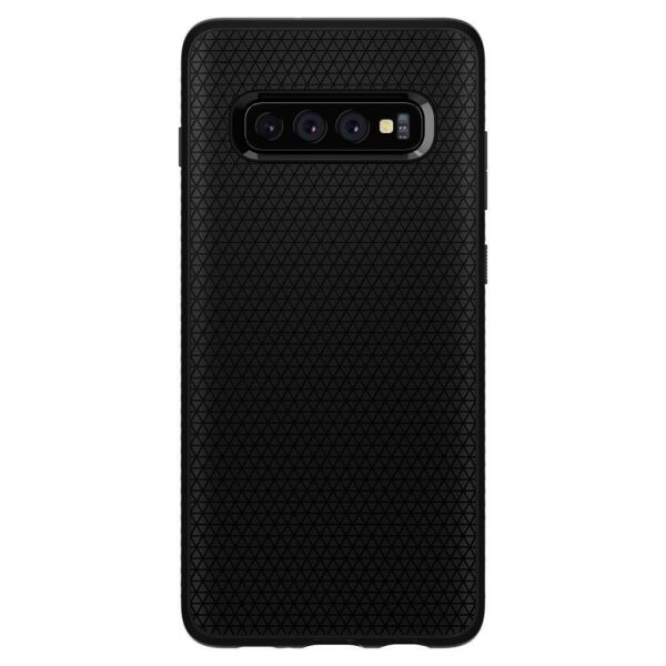 Spigen Galaxy S10 Plus ile Uyumlu Kılıf Liquid Air Matte Black