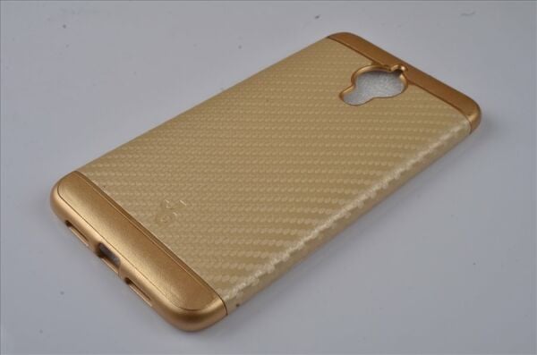 Jopus GM5 Plus ile Uyumlu Silikon Arka Koruma Paneli Gold SK-089