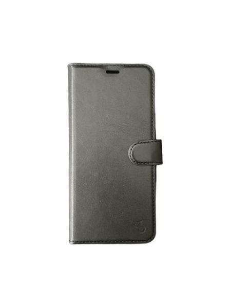 Jopus Mi 8A ile Uyumlu Kapaklı Kartlıklı Cüzdanlı Kılıf Siyah