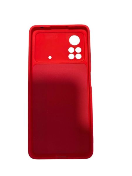 Redmi x4 Pro ile Uyumlu Cappy Silikon Kılıf Kırmızı