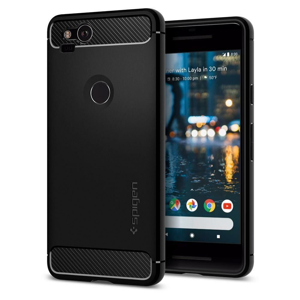 Spigen Pixel 2 ile Uyumlu Kılıf Rugged Armor