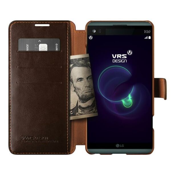VRS Design V20 ile Uyumlu Layered Dandy Kılıf Dark Brown