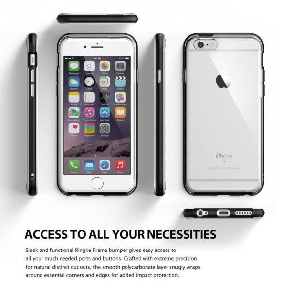 Ringke Frame Frost 6s/ 6 ile Uyumlu Çerçeveli Bumper Kılıf Mint