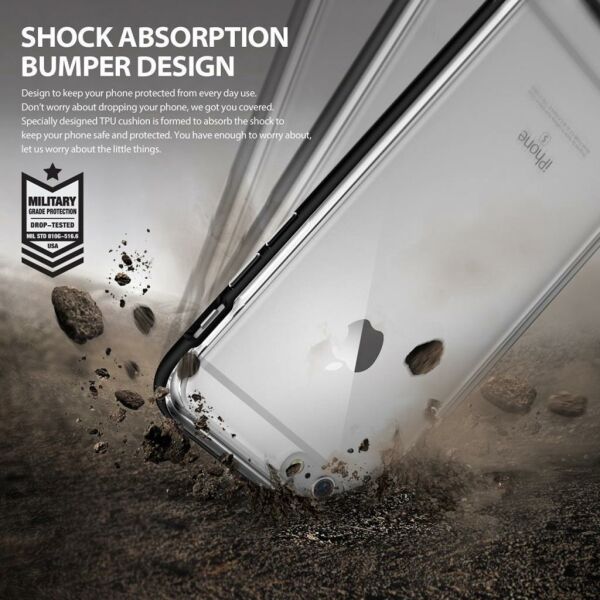 Ringke Frame Frost 6s/ 6 ile Uyumlu Çerçeveli Bumper Kılıf Pink