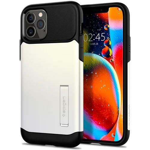 Spigen iPhone 12 / iPhone 12 Pro ile Uyumlu Kılıf Slim Armor Pearl White