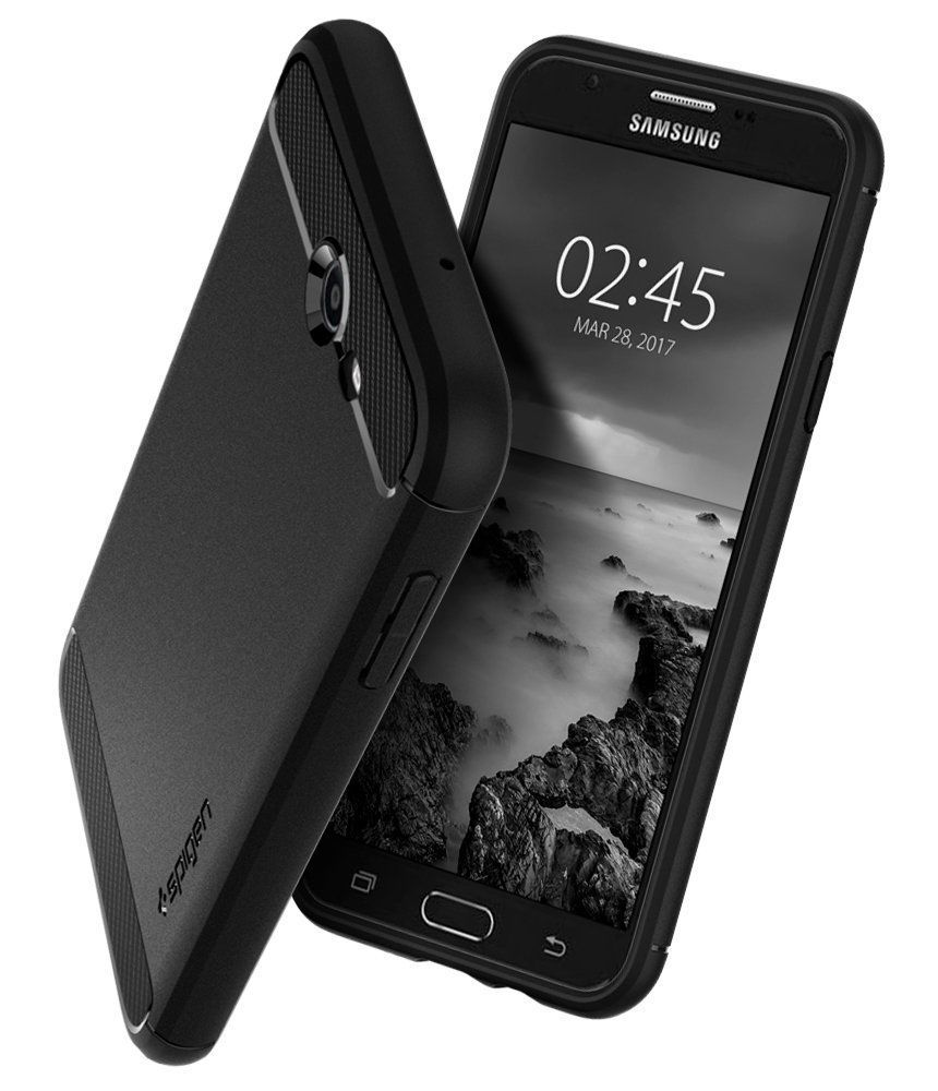 Spigen Galaxy J7 2017 ile Uyumlu Kılıf Ultra Thin Black
