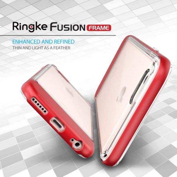 Ringke Frame iPhone 6s/ 6 ile Uyumlu Çerçeveli Bumper Kılıf Fire Red